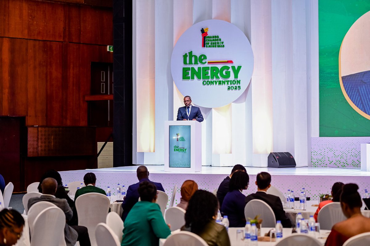 Uganda Chamber of Energy & Minerals (@ugandachamber) on Twitter photo "The energy transition is not to eliminate the other, it is to complement." H.E. Gabriel Mbaga Obiang Lima <a href="/GabrielObiang/">Gabriel Mbaga Obiang Lima</a>, President of the Strategic Partnership and Funding Committee, Central Africa Pipeline System (CAPS)
At the #EnergyConvention2025,
H.E. Obiang Lima "The energy transition is not to eliminate the other, it is to complement." H.E. Gabriel Mbaga Obiang Lima <a href="/GabrielObiang/">Gabriel Mbaga Obiang Lima</a>, President of the Strategic Partnership and Funding Committee, Central Africa Pipeline System (CAPS)
At the #EnergyConvention2025,
H.E. Obiang Lima