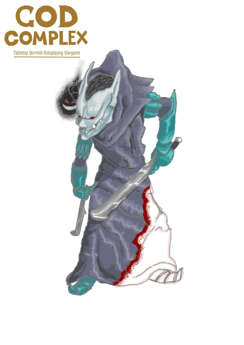 GodComplexRPG's tweet photo. One the example characters used in the Godcomplex core Rules
Kickstarter
https://t.co/IPUs9Xe2Df
#ttrpg #tabletoprpg #tabletopgaming #tabletoproleplaying #tabletoproleplayinggames #characters #originalcharacter #characterdesign https://t.co/WttT7YGZXO