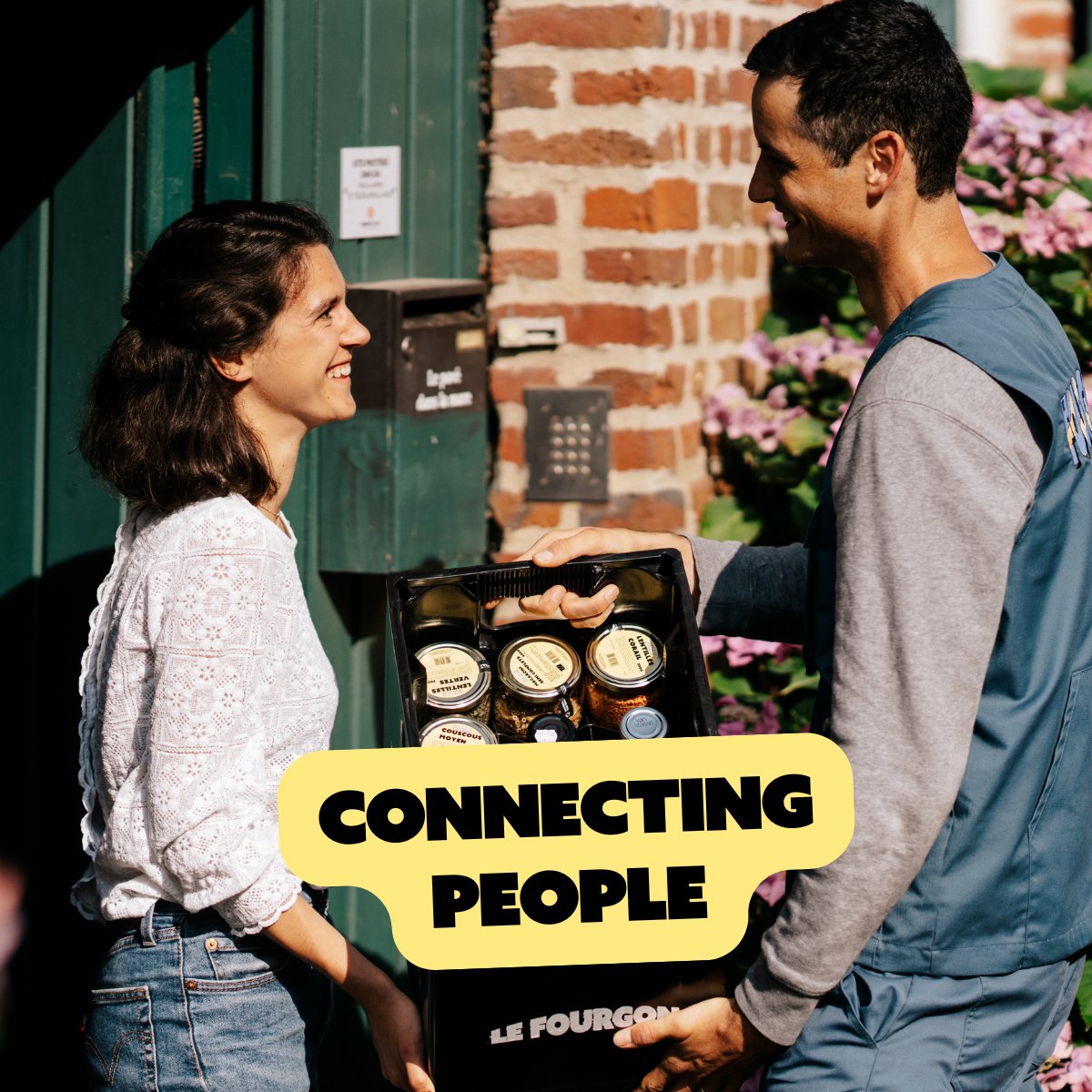 Bien plus qu'un service de livraison de courses consignées 💛