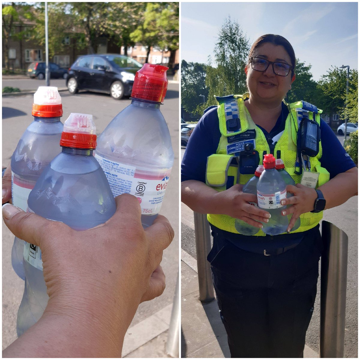 Humberbeat_NL's tweet photo. #westcliff 
A big thank you to the lady who kindly gave us bottles of water on this hot lovely day. A very thoughtful gesture.
#VeryMuchAppreciated https://t.co/9jMOoMkb2s