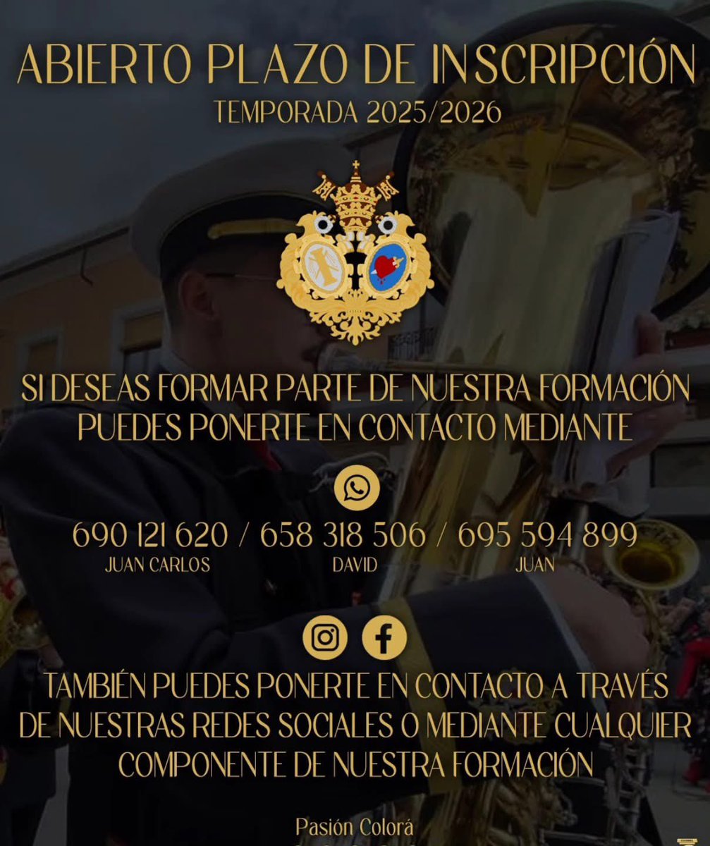 bandacoloraos's tweet photo. 📌 ABIERTO EL PLAZO DE INSCRIPCIÓN https://t.co/WO5XFIQxCf