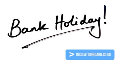 BoardInsulation's tweet image. Don’t get caught out this Bank Holiday weekend!
Make sure your insulation is on site and ready to go — place your orders now to avoid delays.

We will be closed Monday 5th May 2025. Secure your stock and delivery slot now! #InsulationBoard #TradeSupplies #BankHolidayReady