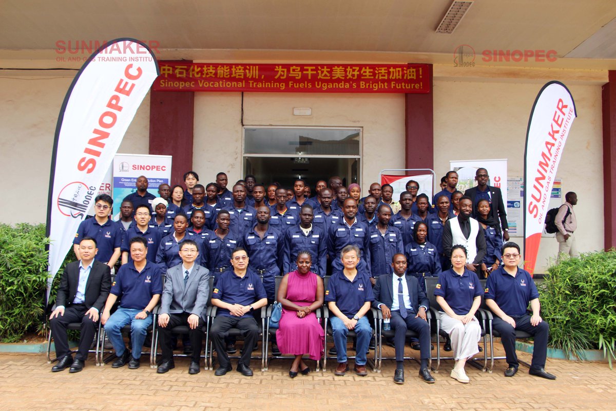 Opening Ceremony for Sinopec  2025 Technical Workforce Training (Lifting Operations) as new trainees begin lifting operations training at sunmaker, the training began on 23/04/2025