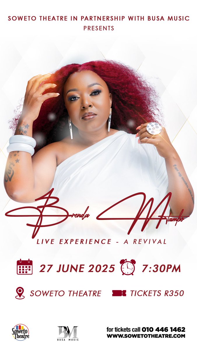 JOHANNESBURG I PROMISED YOU! 

I am excited to host this 1 night show at Soweto theatre. Tickets are available at web ticket, I can’t wait!!