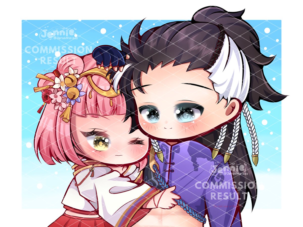 RT &amp; likes are appreciated 💖 ] 

chibi commission result for @.xabulanmei
thankyou for commissioning me 🫶

#Chibi  #commissionopen  #fanart  #zonauang #zonajajanᅠᅠᅠ #ArtistOnTwitter #commissions #zonakaryaid #VGenComms #artmoots #MLBB #angela #suyou