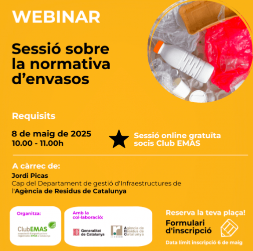clubemas's tweet image. Si ets soci del @clubemas podràs accedir a aquest nou Webinar de manera gratuïta. Sinó ho ets, vols fer-te soci de @clubemas? Accedeix a tota la info aquí clubemas.cat/ca/quisom/coms… a #EMASSoci gaudiràs de tots els nostres serveis!