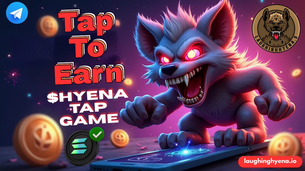 Hyenaminigame's tweet photo. ๐ Coming Soon...
๐ฅ The wildest meme coin game on Solana: Hyena Tap Game
๐ธ Tap to earn $HYENA.
๐ฎ Simple, Fun & Rewarding Game.
๐ Join Now โ we're almost live!
๐ https://t.co/lNjCuJtThJ
#HyenaToken #CryptoGaming #ComingSoon #Solana #TapToEarn #MemeCoin https://t.co/HnGZ6kjItC