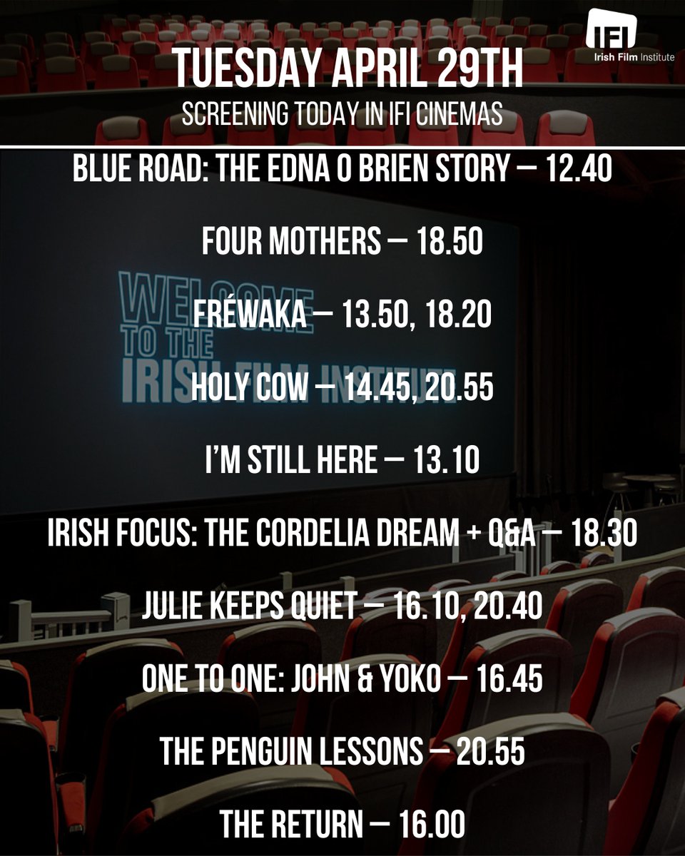 📽️ Screening today at the IFI 🎟️ 

👉 ifi.ie/whats-on/