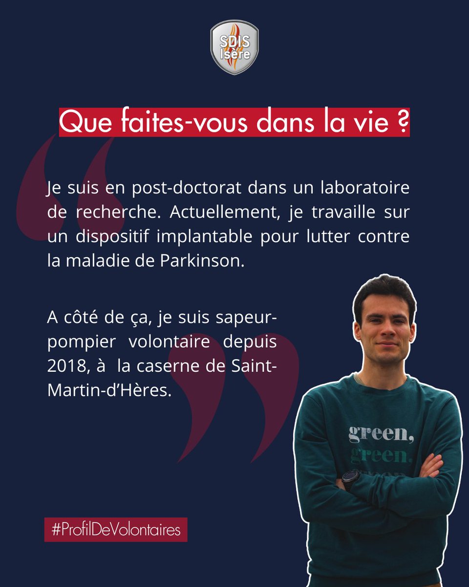 [#ProfilDeSPV] Un engagement citoyen, un rêve d'enfant... 🧑‍🚒

🚒 Derrière chaque casque, il y a une histoire, un visage, une vocation.

Aujourd'hui, Yann et Théo nous partagent leur engagement de sapeurs-pompiers volontaires en Isère ⬇️