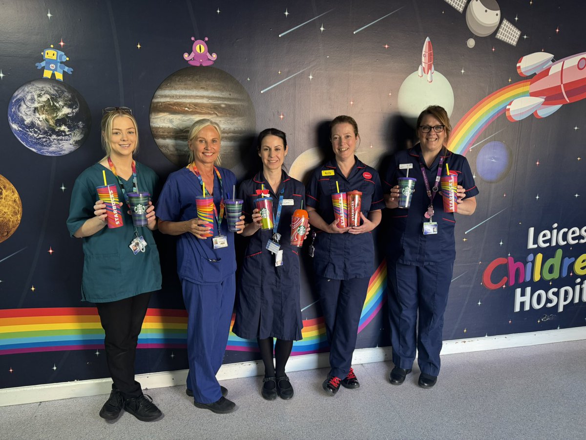 Thank you to <a href="/StarbucksUK/">Starbucks UK</a> the Highcross Leicester store for donating some cups for our children’s wards <a href="/Leic_hospital/">Leicester's Hospitals</a>