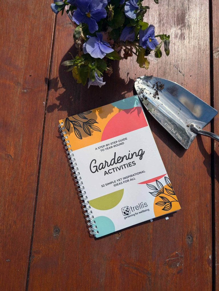 Whether you’re a novice gardener or a keen enthusiast, this guide is for you! Ready to keep your group going throughout the year, rain or shine? Check out our 52 simple activities to keep you and your group gardening all year – available to buy in our shop:trellisshop.trellisscotland.org.uk