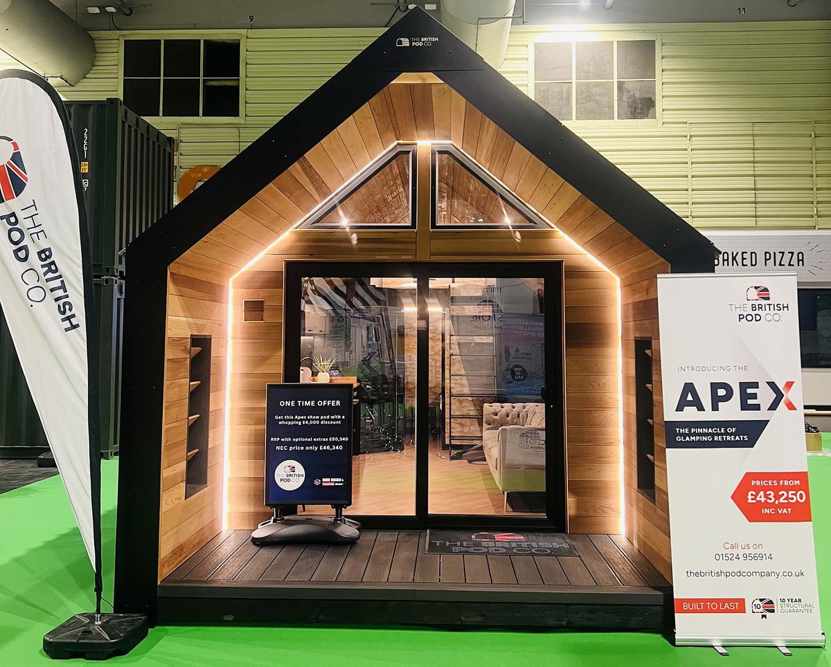 bait_uk's tweet image. A stand-out exhibitor at the most recent Land, Leisure &amp;amp; Tourism Show, The British Pod. Co prides itself on blending comfort and sustainability into all its designs. See more on page 23
loom.ly/vSaNr2E
#glamping #pods #glampingpods #gardenpods #outdoorpods