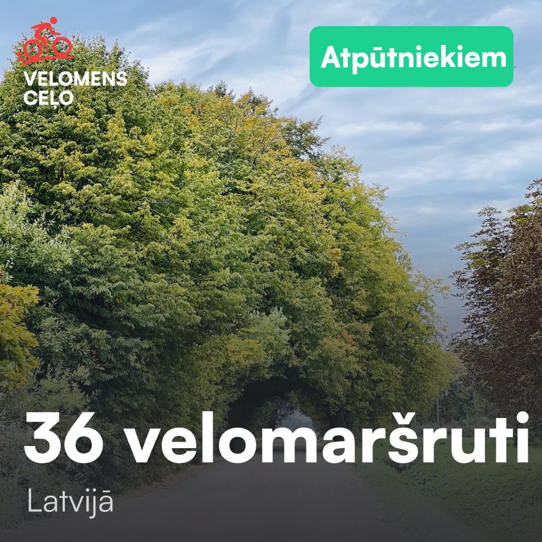 Velomens's tweet photo. Aptrūkās idejas, kur braukt ar velo? Piedāvāju katrā no 36 Latvijas novadiem pa vienam velomaršrutam. Par 36 EUR saņemsi 36 maršrutu aprakstus un GPX failus. Izbaudi vasaru iepazīstot Latviju! https://t.co/rMszO08GBk https://t.co/tPtQgS1ofq
