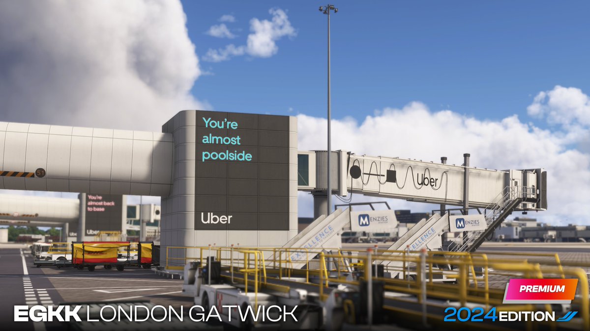 iniBuilds's tweet photo. Gatwick is in it's final stages of the development cycle. You'll start seeing some of your favourite streamers 🎥 getting copies to stream and make content with, so be sure to keep an eye out for these!👀

📋Check out the latest scenery development here: https://t.co/S6LbGaQivy https://t.co/flz6WwUDEk