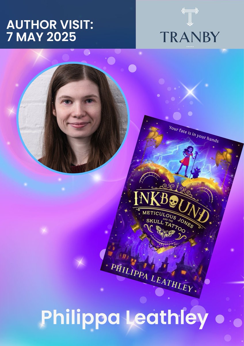 Tranby_Library (@tranby_library) on Twitter photo We're delighted to be welcoming <a href="/prleathley/">Philippa Leathley</a> to <a href="/TranbyPrep/">Prep School</a> next week, and can't wait to hear about New London, magical ink, and the adventures of Metty Jones! We're delighted to be welcoming <a href="/prleathley/">Philippa Leathley</a> to <a href="/TranbyPrep/">Prep School</a> next week, and can't wait to hear about New London, magical ink, and the adventures of Metty Jones!