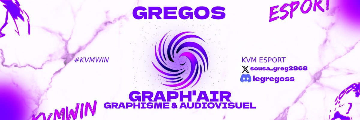 sousa_greg2868's tweet photo. Nouvelle réalisation : un header twitter pour la KvM, ils ont eu la gentillesse de me payer alors que je fait gratuitement pour eux de base, un grand merci à eux et n'hésitez pas à aller les soutenirs : @KvM_Esport1 

#KVMWIN #KVM #graphisme #GraphAir https://t.co/d51njIPiEk