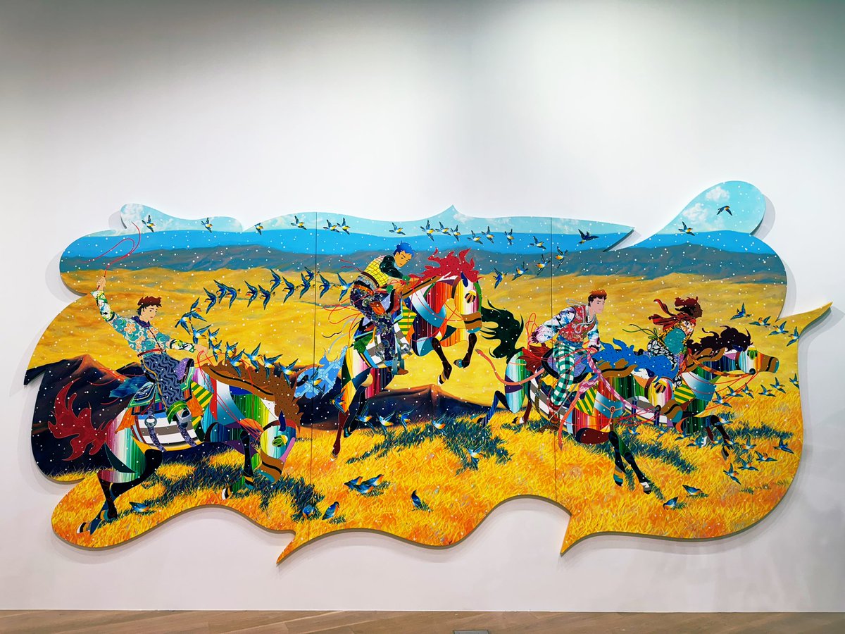 TTakut823's tweet image. 松山智一展 FIRST LAST 行ってきました
#松山智一
#TomokazuMatsuyama
#FIRSTLAST
#ゆず
#PEOPLEandSEES