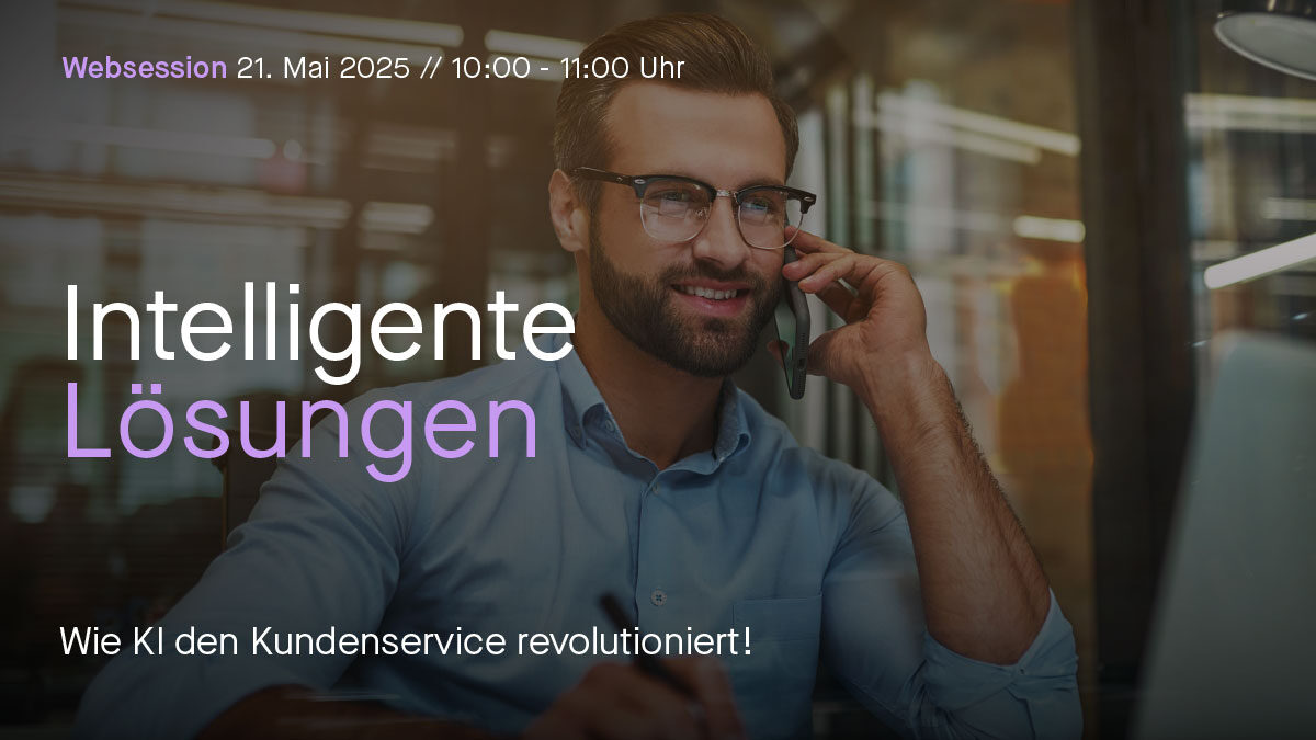 🌟 KI trifft Kundenservice: Ihr Weg zur Effizienz! 🤖✨
Entdecken Sie in unserer Websession, wie KI und maschinelles Lernen Ihre Serviceprozesse transformiert. 🚀 Sparen Sie Zeit, entlasten Sie Ihr Team und bieten Sie maßgeschneiderte Kundenerlebnisse.👉bit.ly/4j16ATi