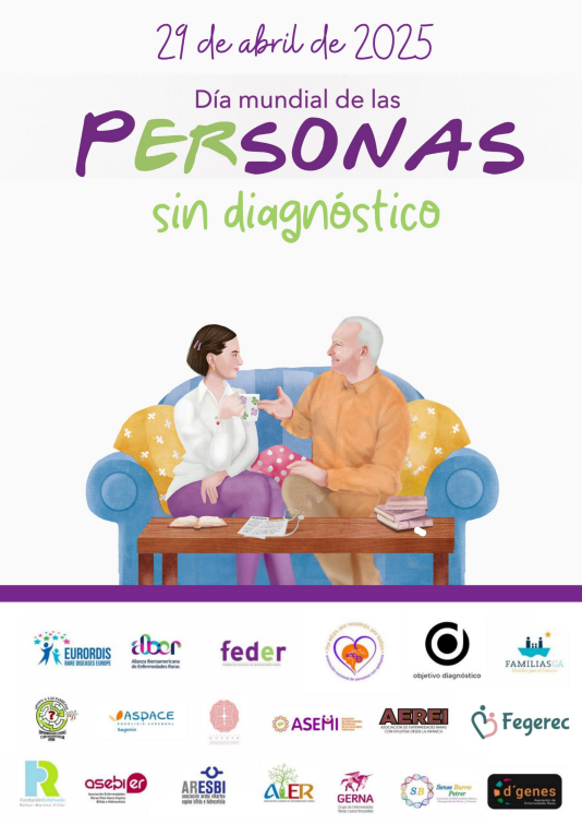 🔎Hoy, en el #DíaMundialSinDiagnóstico desde @CIBERER mostramos nuestro apoyo y compromiso en la búsqueda del mismo, tanto a través del Programa de Enfermedades Raras no Diagnosticadas (#ENoD) como de la Infraestructura #IMPaCTGenómica

📰ciberisciii.es/noticias/compr…

📷<a href="/FEDER_ONG/">FEDER | Enfermedades Raras</a>