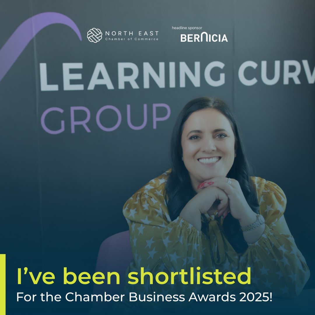 Thrilled to see our CEO Brenda McLeish OBE DL shortlisted for the North East Entrepreneur Award at the 2025 Chamber Business Awards! A true inspiration – shaping the future with creativity and resilience. Good luck to all the finalists!