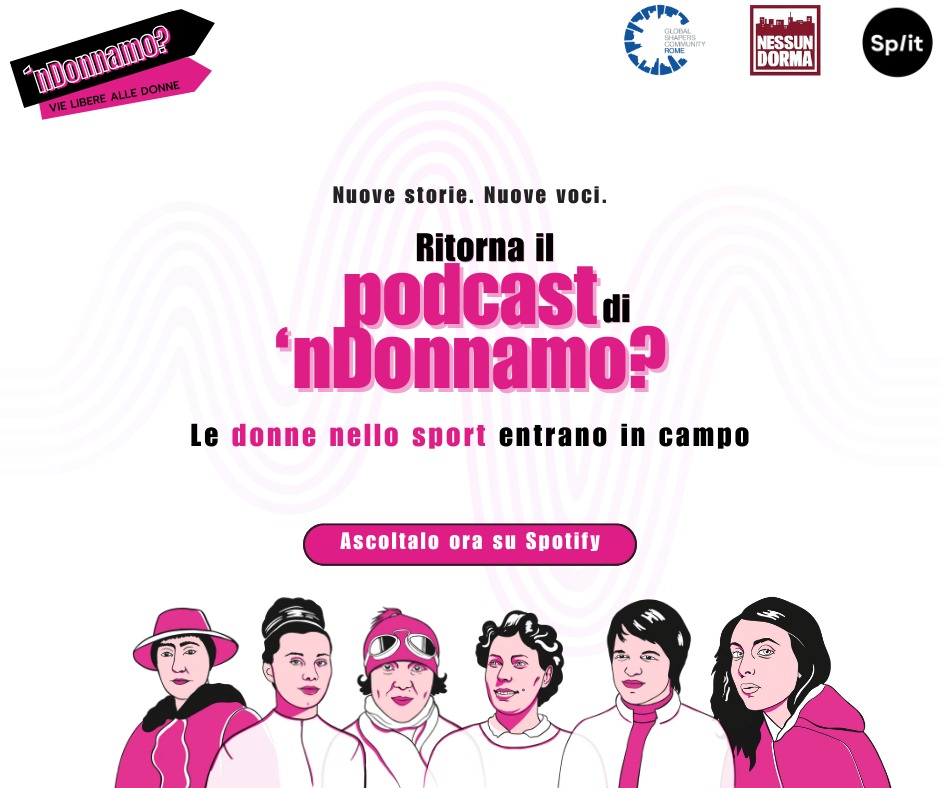 È disponibile ora il nuovo podcast di 'nDonnamo?-vie libere alle donne dedicato al percorso Donne nello sport!

Ascoltalo su Spotify👉open.spotify.com/show/2Y9KlORiA…