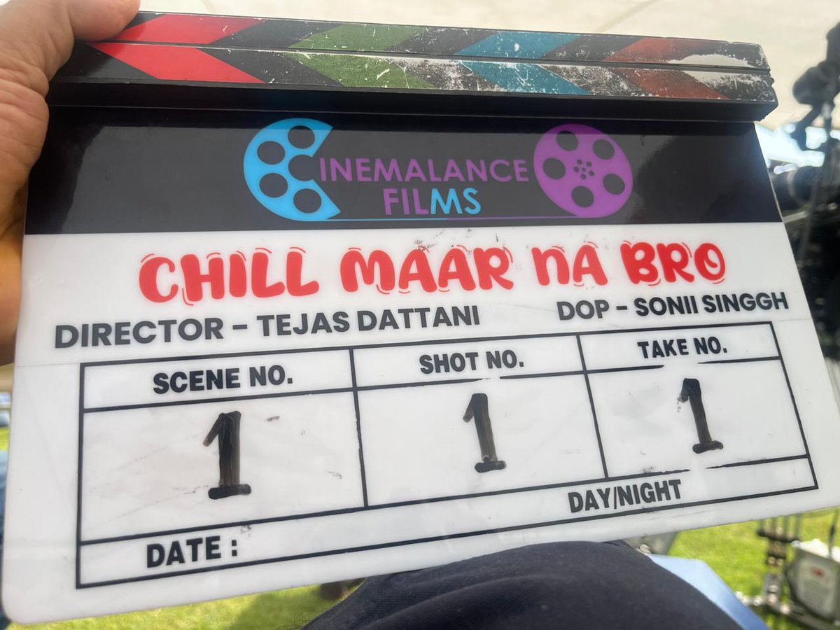 DattaniTejas's tweet photo. 🎬 Chill Maar Na Bro 
It's been a long time coming but I am so excited to share my debut feature film as DIRECTOR.
Excited, nervous and can't wait to share it with you all. 

#chillnaarnabro  #tejasdattani #director https://t.co/nwFY8qzEZ4