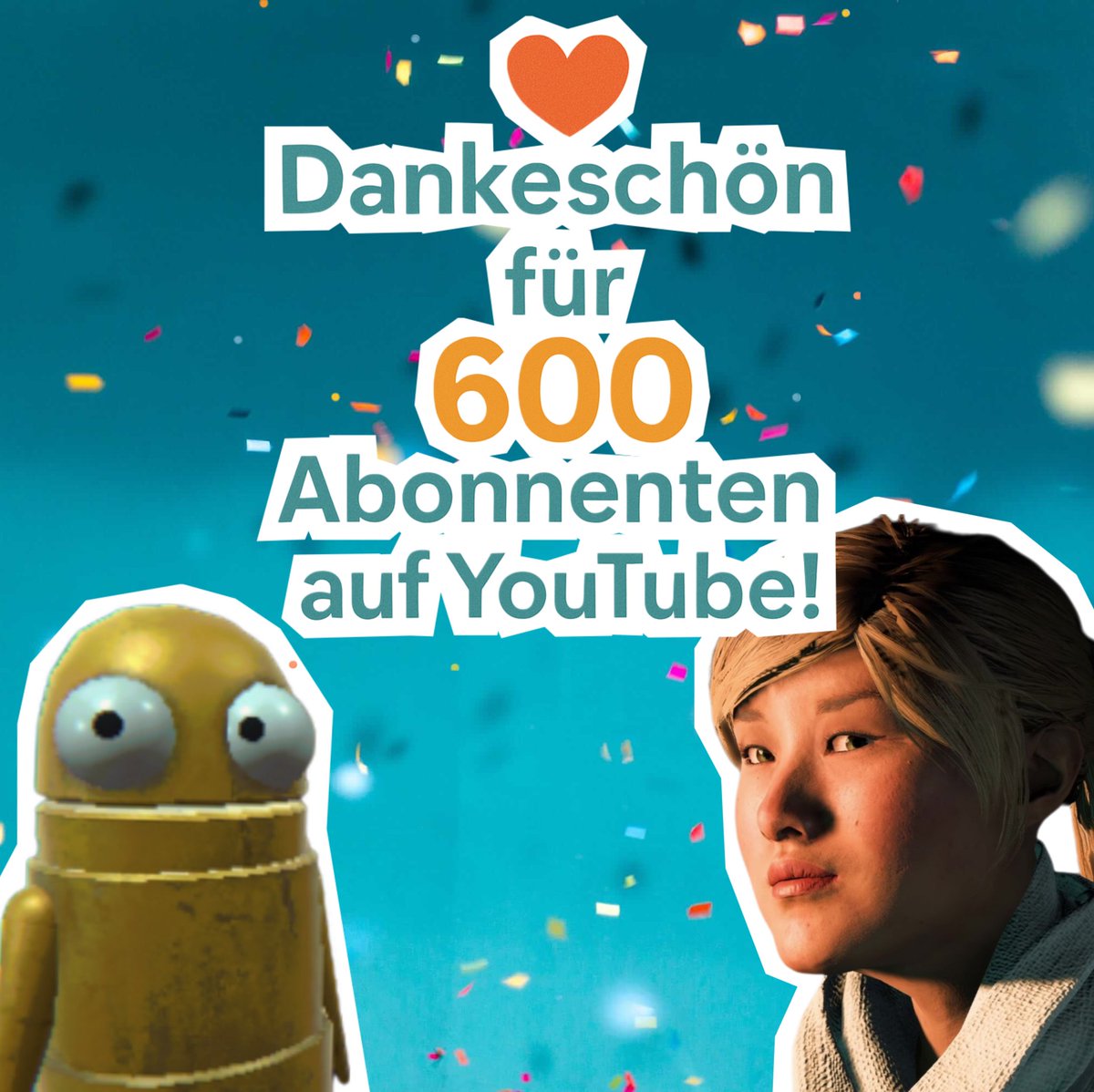 Vielen Dank für mittlerweile über 600 Abos auf YT! 😱

Ich weiß, ich sage das jedes Mal, aber es stimmt einfach: ich hätte nie gedacht, dass so viele meine Videos schauen würden😶

Nochmals vielen Dank, liebe Marinaden🥰

LG
Eure Marina🧡

#YouTube #gaming