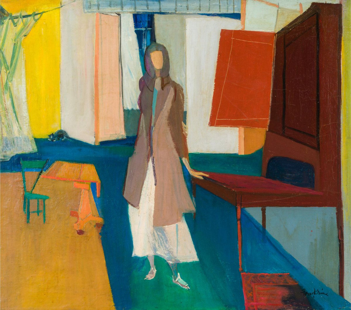 Elizabeth, 1948. Franz Kline. Oil on canvas.