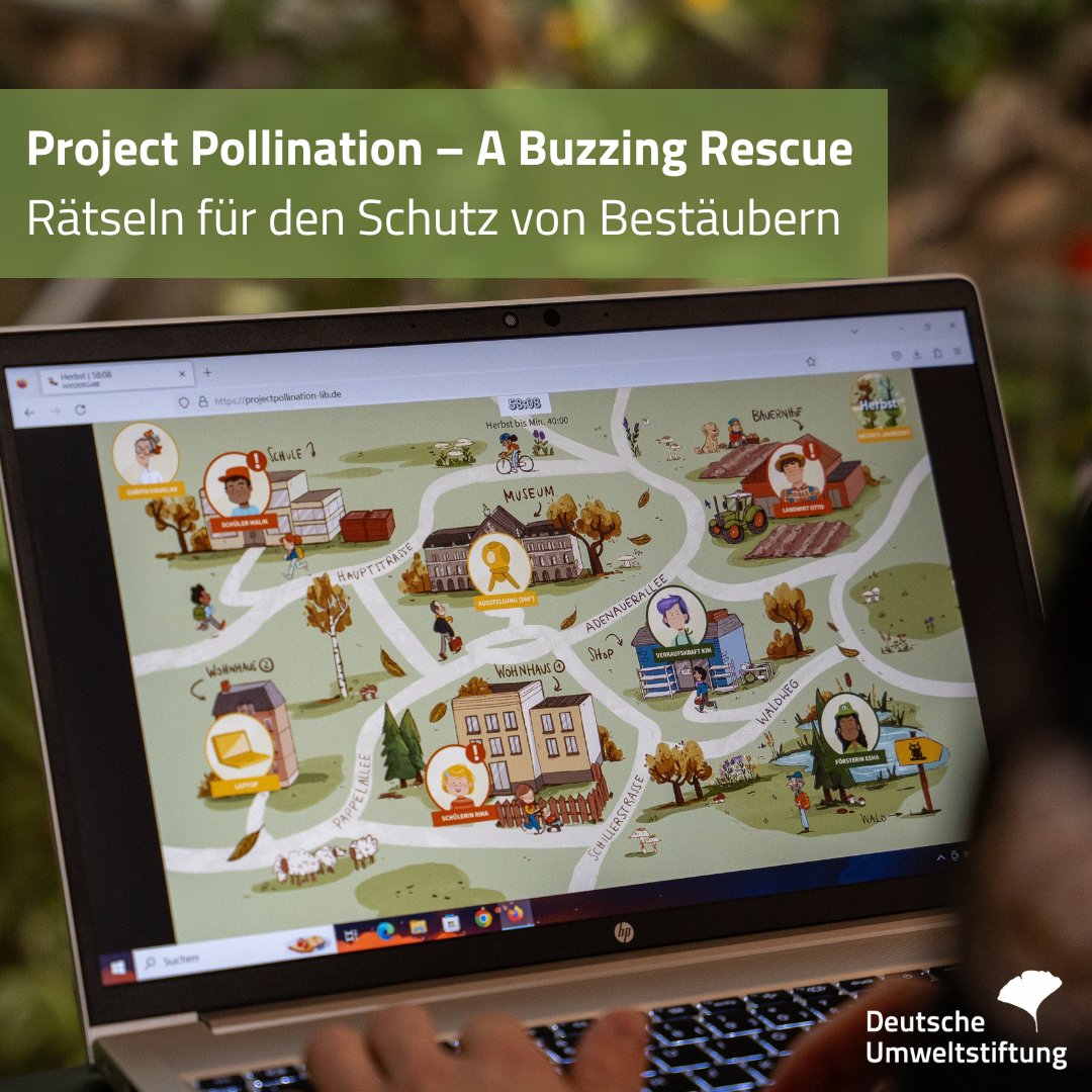 umweltstifter's tweet photo. 🐝 Heute stellen wir euch ein weiteres spannendes Lernspiel vor: Project Pollination – A Buzzing Rescue. Dieses Escape-Spiel kombiniert knifflige Rätsel mit wichtigen Themen rund um den Schutz der biologischen Vielfalt. 

Foto: (c) Karsten Stehr https://t.co/iQMBIw4rpL