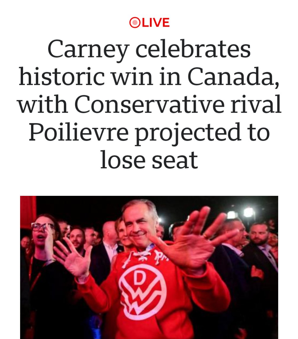 Donald Trump worked hard to ensure Carney won. There must have been a good reason. #CanadaElections2025