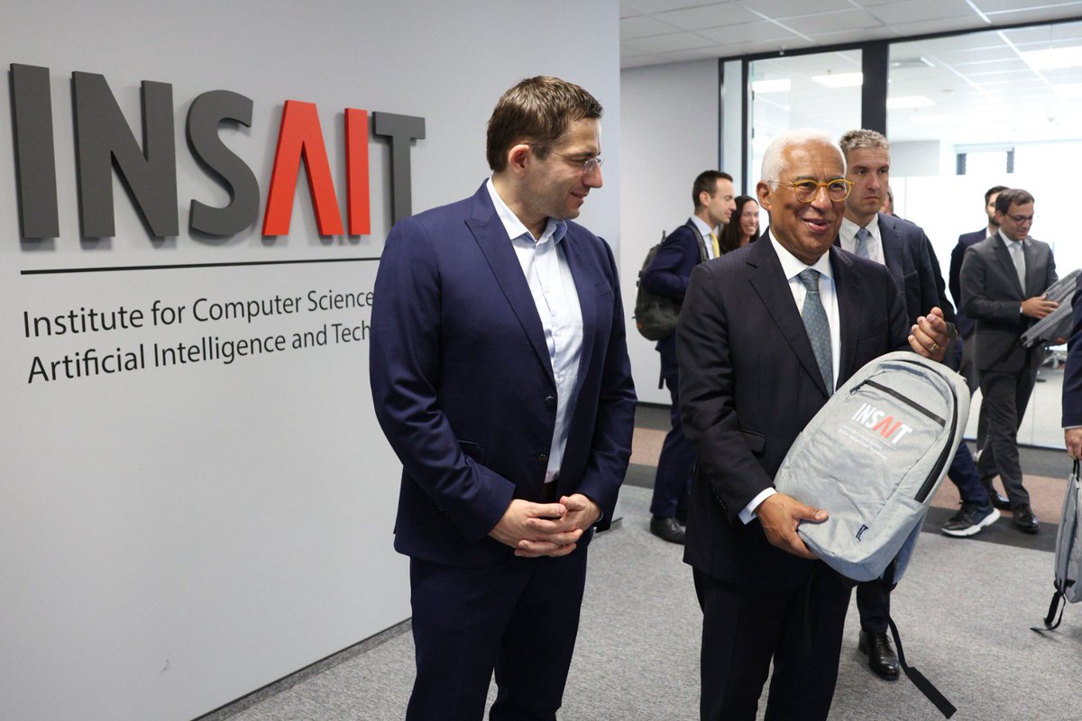 Inspiring visit to <a href="/INSAITinstitute/">INSAIT Institute</a> at <a href="/SofiaTechPark/">Sofia Tech Park</a>, the first institute of its kind in Eastern Europe. 

Its cutting-edge technology will allow countries to quickly catch up and advance on the AI front.

And the upcoming BRAIN++ AI Factory, part of the EU-wide AI hub network,