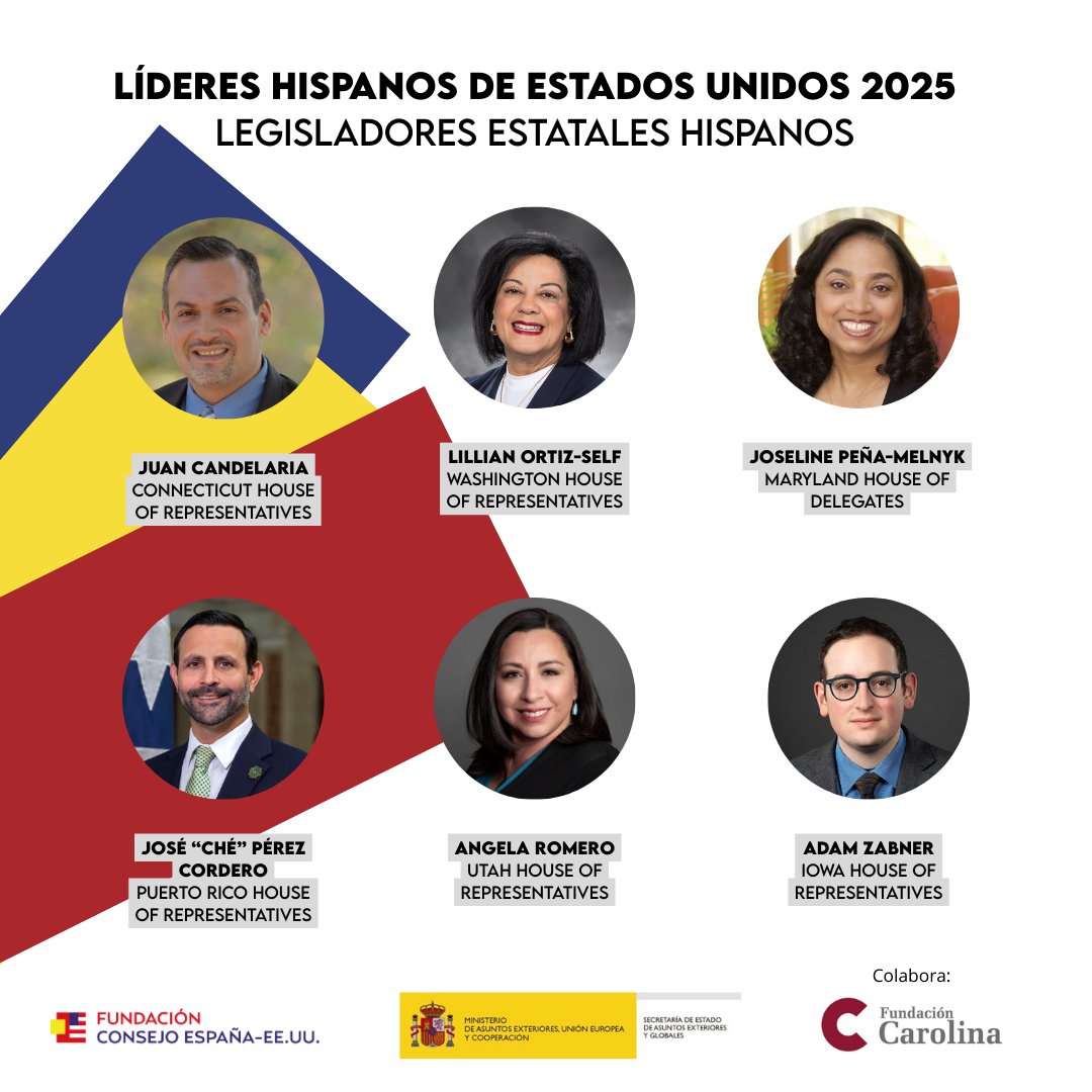 ¡Solo queda una semana para que nos visiten los 'Líderes Hispanos de EE. UU. 2025!

La de este año será una edición especial dedicada a los miembros del National Hispanic Caucus of State Legislators (<a href="/NHCSL/">NHCSL - Nat’l Hispanic Caucus of State Legislators</a>), que sirve de altavoz de los más de 440 legisladores hispanos del país.