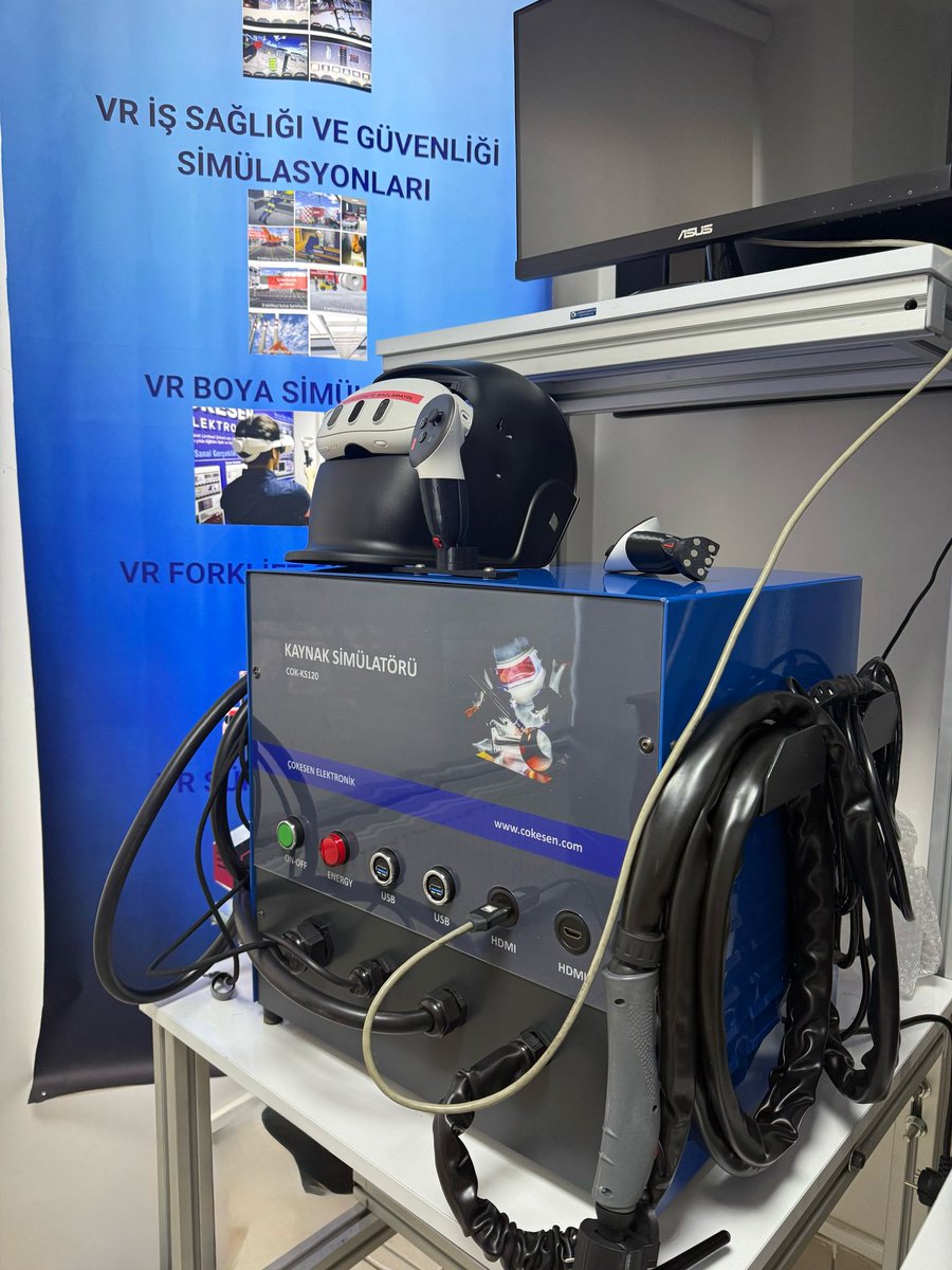 Çokesen Elektronik San.Tic.Ltd.Şti. (@cokesenelek) on Twitter photo COK-KS120 Kaynak Simülatör
Sanal gerçeklik ve Arttırılmış gerçeklik tabanlı kaynak simülatöründe Elektrik ark kaynağı (SMAW), Gaz altı ark kaynağı (GMAW-GTAW), Özlü telle ark kaynağı (FCAW) kaynaklarını yapabilir.
#kaynaksimülatörü #weldingsimulator #çokesen #eğitimseti COK-KS120 Kaynak Simülatör
Sanal gerçeklik ve Arttırılmış gerçeklik tabanlı kaynak simülatöründe Elektrik ark kaynağı (SMAW), Gaz altı ark kaynağı (GMAW-GTAW), Özlü telle ark kaynağı (FCAW) kaynaklarını yapabilir.
#kaynaksimülatörü #weldingsimulator #çokesen #eğitimseti