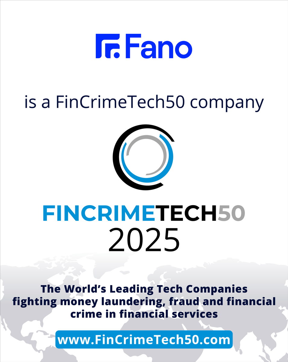 Pleased to reveal <a href="/fanolabs/">Fano (Fano Labs)</a> has been named in the second annual #FinCrime50!

Check out the full list here:  loom.ly/oXAgvY4

#RegTech #FinTech