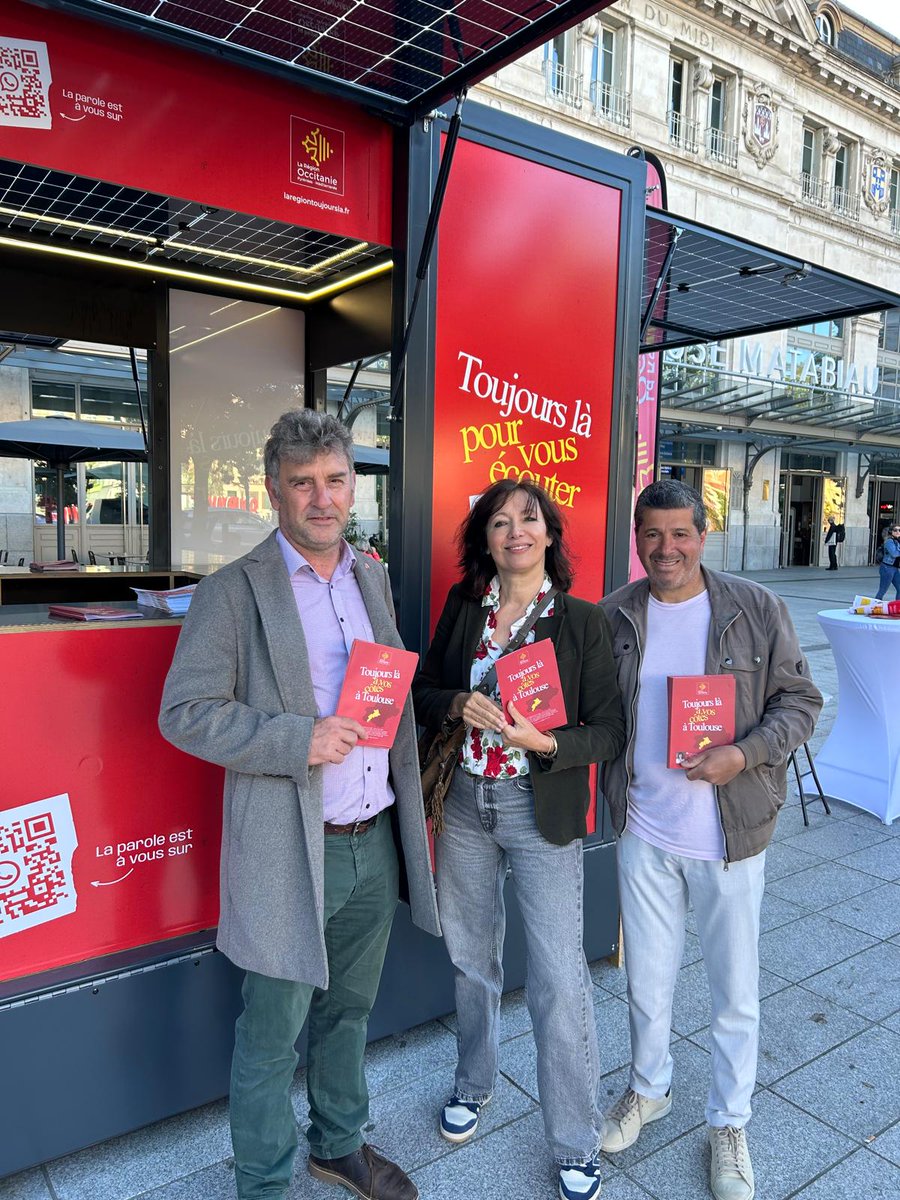 Jérôme Monamy (@jeromemonamy) on Twitter photo Aujourd'hui, à la gare #matabiau pour rencontrer les citoyennes et les citoyens de la La Région <a href="/Occitanie/">Région Occitanie</a> .
Avec <a href="/NathalieMader/">Nathalie Mader</a> et Mohamed Hamami
#LaRegionToujoursLa. Aujourd'hui, à la gare #matabiau pour rencontrer les citoyennes et les citoyens de la La Région <a href="/Occitanie/">Région Occitanie</a> .
Avec <a href="/NathalieMader/">Nathalie Mader</a> et Mohamed Hamami
#LaRegionToujoursLa.