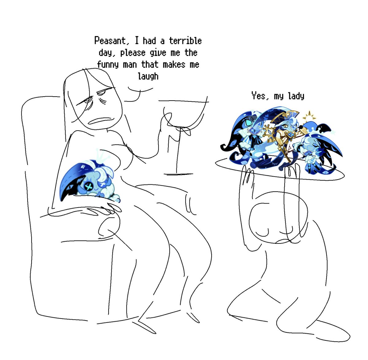 I need my funny man, need him to make me laugh and kick my feet-