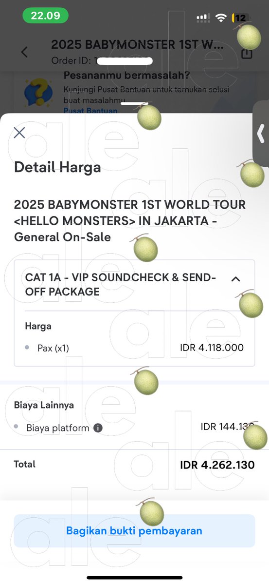 spiciestmelons's tweet photo. WTS babymonster hello monsters in jkt

✨CAT 1A - VIP SOUNDCHECK &amp; SEND-OFF PACKAGE (1 tix)✨
✅qn 5**
✅harga web bs nego
✅dp 50% bs nego sisanya cod
✅all proof
✅dituker sampe fisik
✅tiket nama sendiri https://t.co/ZElMVYAdOT