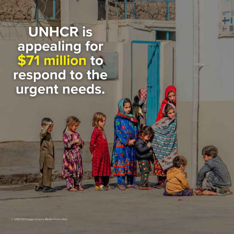 UNHCRAsia's tweet photo. An even deeper humanitarian crisis is looming in Afghanistan as tens of thousands of Afghans are being forced to return from neighbouring countries of Pakistan and Iran.
Here's what you need to know.