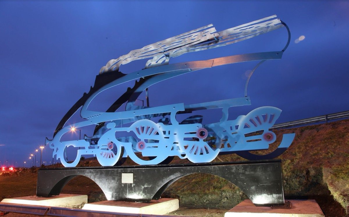 arklighting's tweet photo. Another triumphant project completed; the illumination of the Mallard sculpture in Doncaster. The unveiling of the 8M long steel silhouette in full steam signified the official completion of the Doncaster Southern Gateway Improvement Scheme. https://t.co/TJSxv9sMie