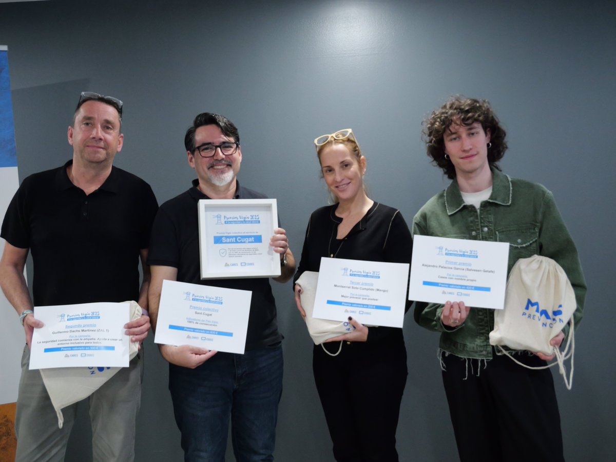 🏆 Ayer, Día Mundial de la Salud y la Seguridad y en Trabajo, celebramos la VII edición de los Premios Vigía, que reconocen las mejores campañas de #PRL presentadas por nuestra plantilla.  
   
👉Más información: bit.ly/3Gu4yMW