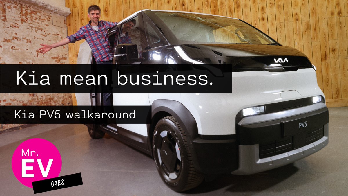 tillathenun's tweet image. A 247 mile electric van for just £25,145?! (Incl. the UK Plug-in Van Grant)
I take a close look at the Kia PV5 Cargo and spout some specs that may get van drivers' pulses racing.
Could this disrupt the industry?
youtu.be/-pPKQ6WFpUw 👀