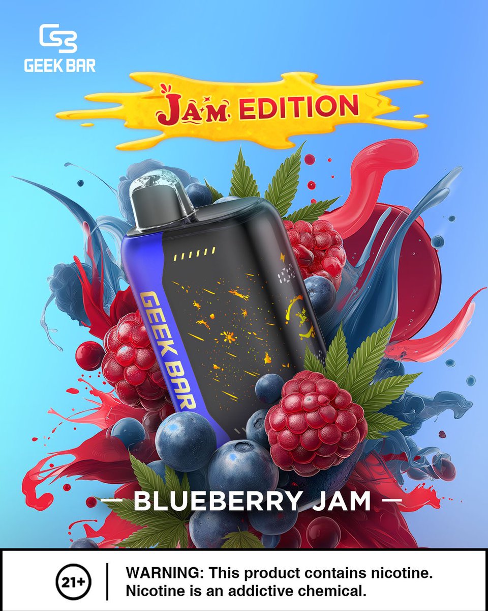 blueberry jam vape geek bar Blueberry Jam main image 1