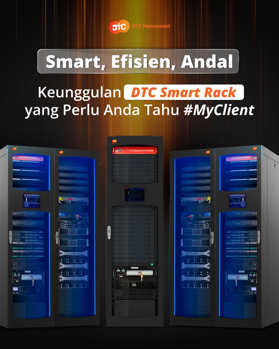 DNetconnect's tweet image. Hallo, My Client.

Untuk kebutuhan Smart Rack canggih, berkualitas dengan harga yang bisa disesuaikan?

Jawabannya adalah DTC Smart Rack. Nah, penasaran apa aja detail dan keunggulannya?? Yuk cek slidenya.

#smartrack #dtcsmartrack #datacenter #datarecoverycenter #datacenters