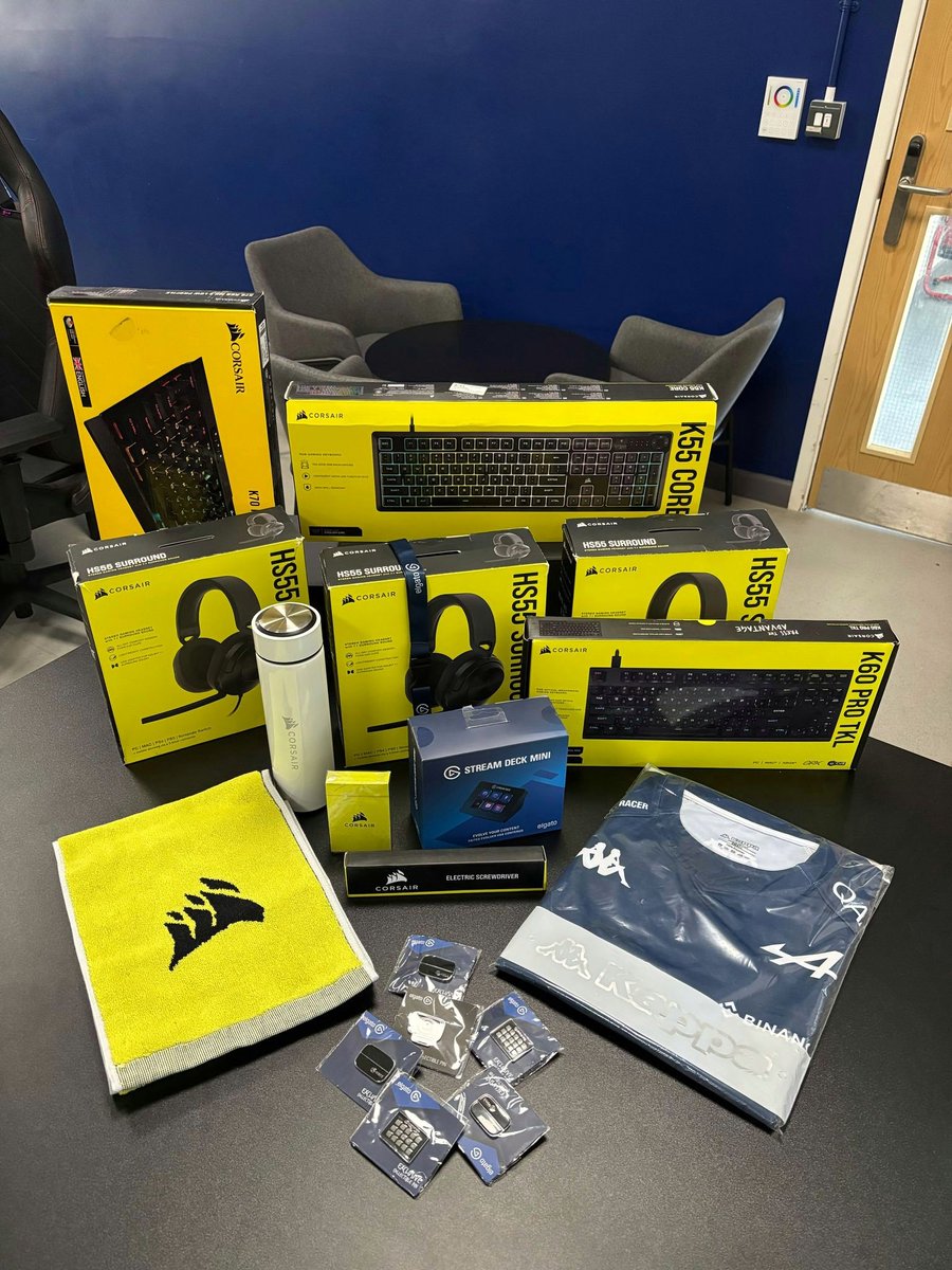 GCS Owls๐ฆ (@gcs_owls) on Twitter photo Huge thanks to <a href="/adamphillips193/">Adam Phillips</a> from <a href="/CORSAIR/">CORSAIR</a> for this amazing bundle!
Ever thankful for the range of kit included โ the <a href="/elgato/">Elgato</a> Stream Deck thatโs perfect for content creation and great to see an <a href="/AlpineSimRacing/">Alpine Sim Racing</a> shirt included. ๐ Huge thanks to <a href="/adamphillips193/">Adam Phillips</a> from <a href="/CORSAIR/">CORSAIR</a> for this amazing bundle!
Ever thankful for the range of kit included โ the <a href="/elgato/">Elgato</a> Stream Deck thatโs perfect for content creation and great to see an <a href="/AlpineSimRacing/">Alpine Sim Racing</a> shirt included. ๐