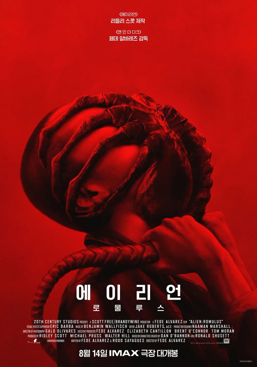 +혹시 공포 단련은 하고싶은데 아직 귀신 얼굴은 볼 자신이 없다! 하시는 혶딩분들을 위해 <에이리언 로물루스> 추천드립니다🫶🏻Translate post