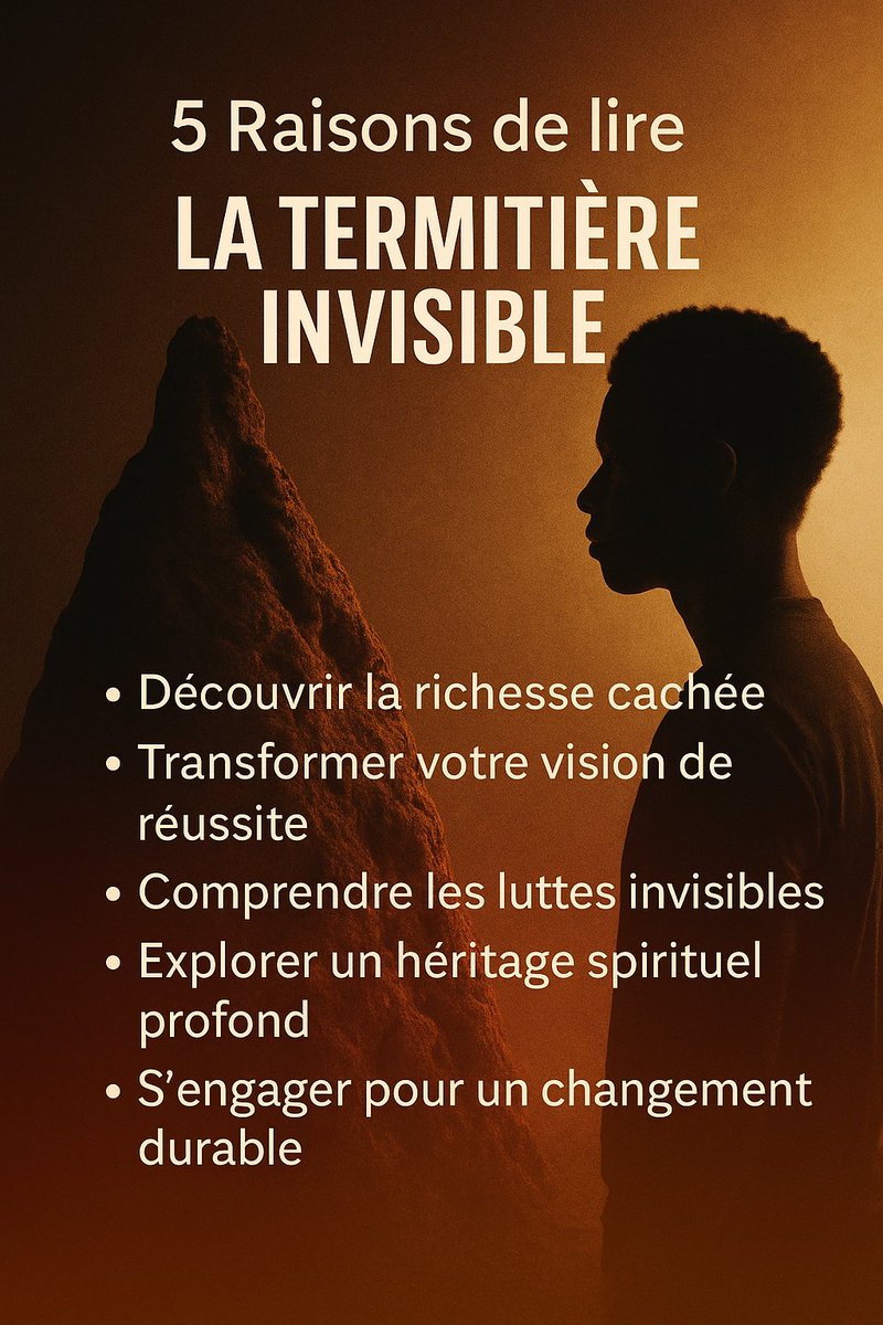 Voici 5 raisons puissantes de plonger dans l'œuvre Termitière Invisible,une œuvre qui bouscule les codes. Et si vous êtes prêt ?