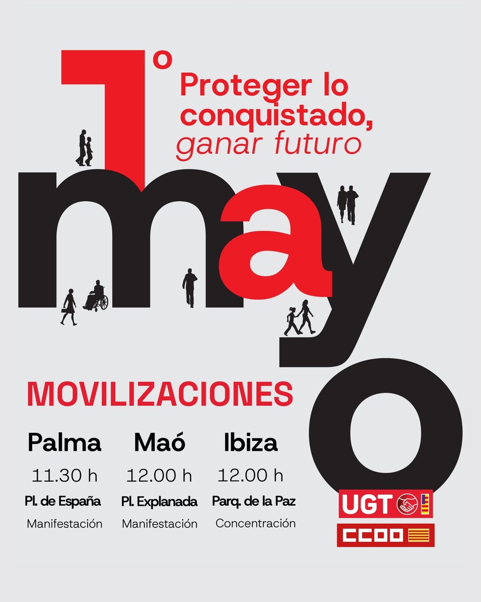 IbizaCcoo's tweet photo. Nuestra Secretaria General de la Unión de Ibiza y Formentera, Consuelo Lopez, expone en rueda de prensa las reivindicaciones de CCOO en la jornada del 1 de mayo.
PROTEGER LO CONQUISTADO, GANAR FUTURO. https://t.co/ZuhS9FFMR5