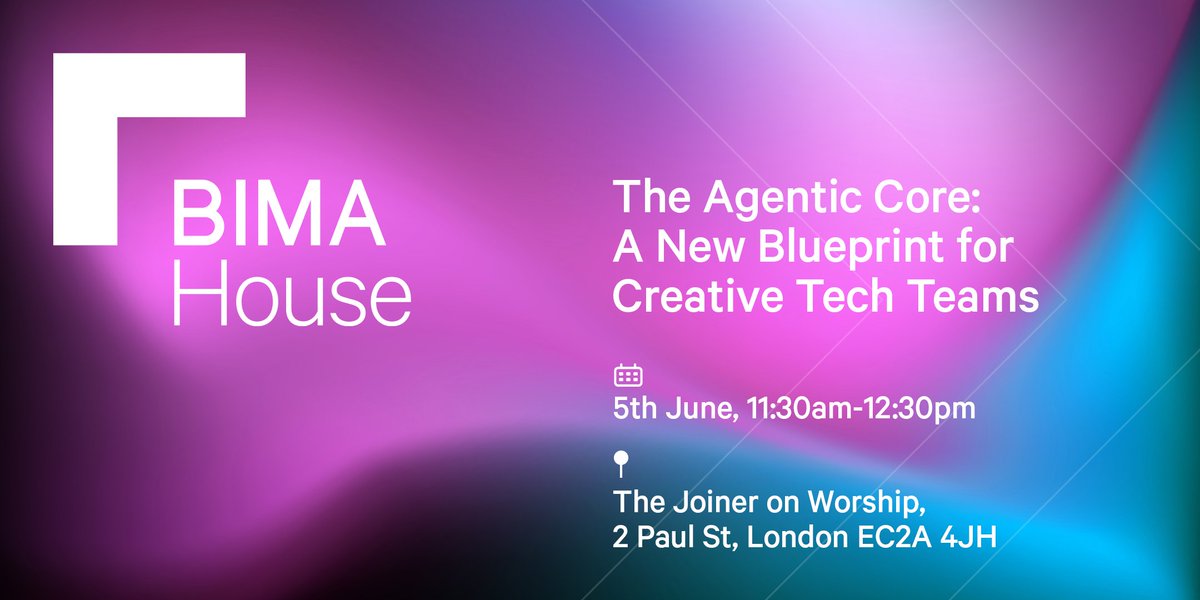 Join this panel discussion w/ <a href="/jellyfishglobal/">Jellyfish</a>  to discuss what happens when your teammate is an #AI at the #BIMAHouse! 
Perfect for Business Leaders, Brands &amp; Tech Partners!
Sign up here: bima.co.uk/events/bima-ho…
Full line up here: bima.co.uk/bima-programme…

#SWSX