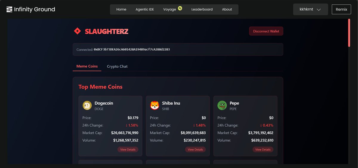 resscarnation's tweet image. I create a new meme project in Infinity Ground #AgenticIDE #VibeCodingHackathon