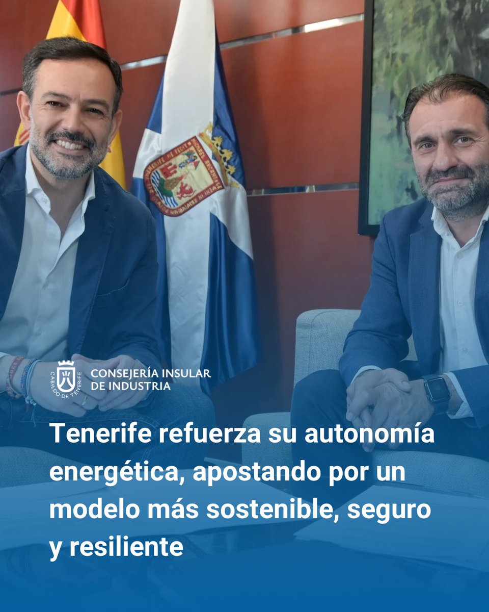 Mientras la península sufría su primer “cero energético” ⚡, en Tenerife nuestro sistema insular resistió 🌴. Desde el Cabildo trabajamos por una energía más segura, sostenible y autónoma para el futuro de nuestra isla 🙌🏻.